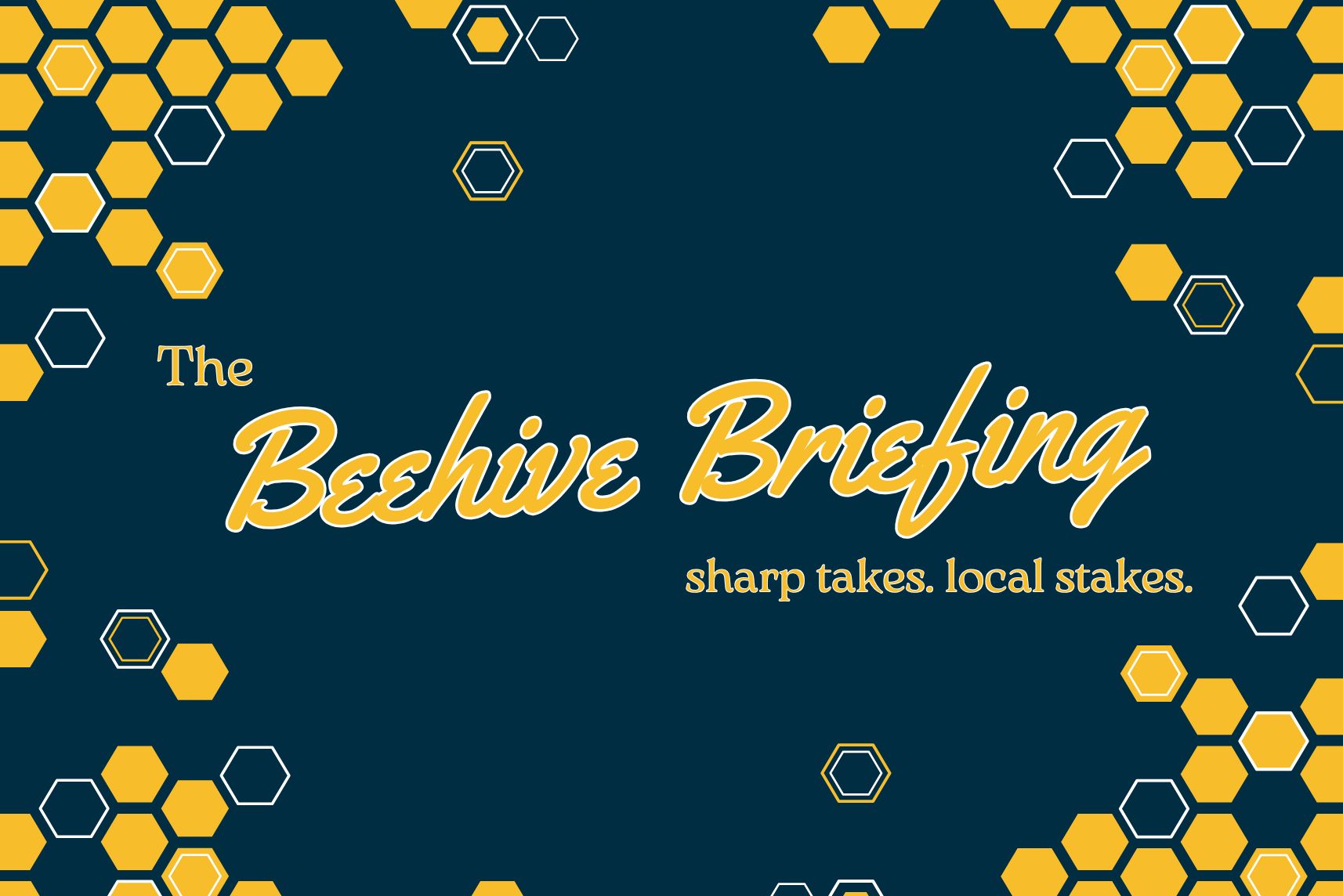 The beehive briefing: sharp takes, local stakes. Bit sized version of utah politics
