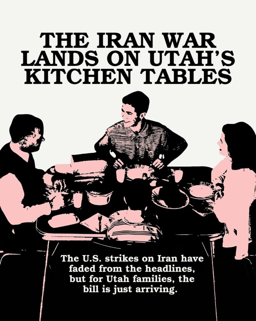 The war in Iran lands on UTah's kitchen tables